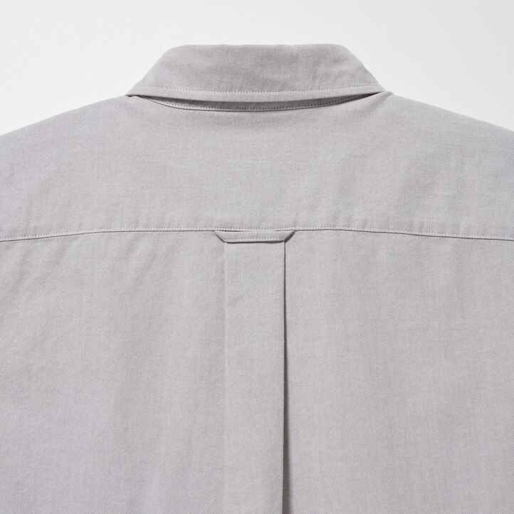 camisas oxford blancas de corte regular de uniqlo para hombre