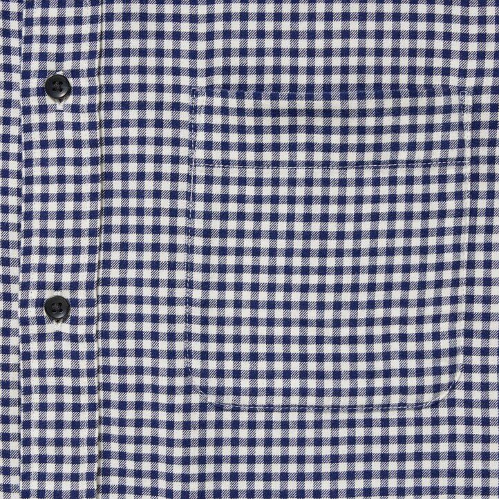 camisas de franela uniqlo rojas de corte regular con cuello abotonado y cuadros para hombre