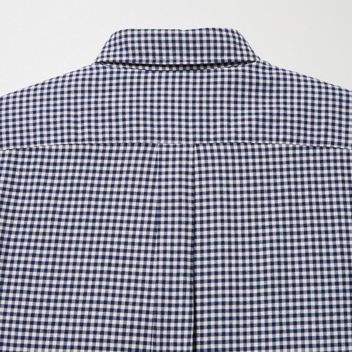camisas de franela uniqlo rojas de corte regular con cuello abotonado y cuadros para hombre