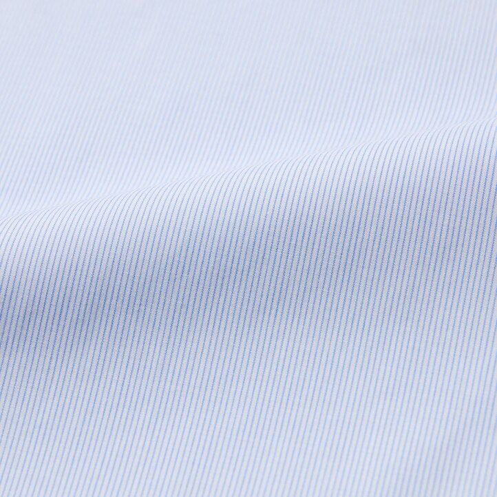 camisas uniqlo easyre stretch slim fit a rayas con cuello semicutaway para hombre en azul