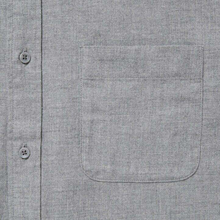 camisas de franela uniqlo de corte regular para hombre color oliva