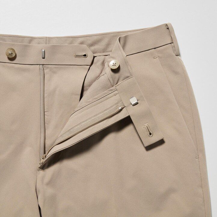 trajes negros de algodón ultraligero uniqlo airsense para hombre