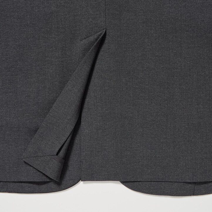 trajes de lana ultraligeros uniqlo airsense para hombre en gris oscuro