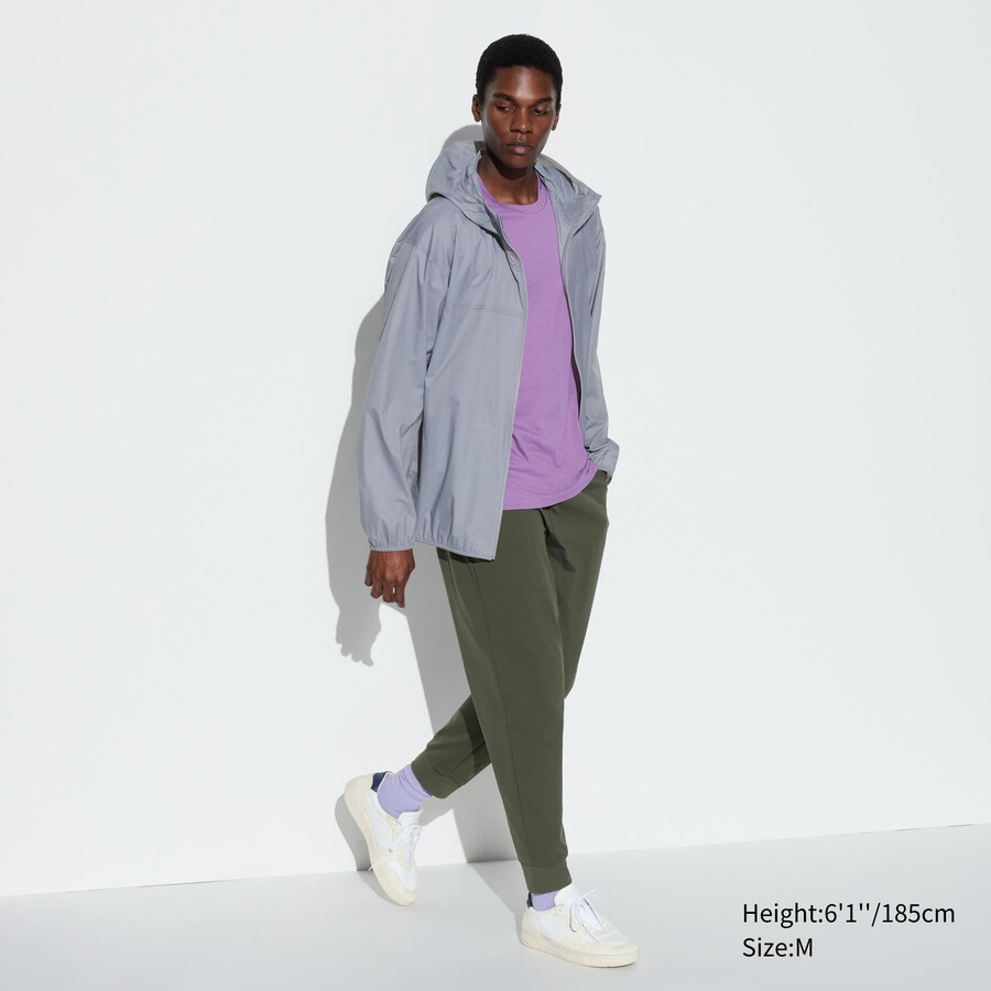 pantalones uniqlo ultra stretch dry ex para hombre color oliva