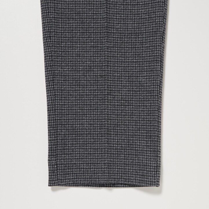 pantalones a cuadros hasta el tobillo uniqlo smart gun club para hombre en gris
