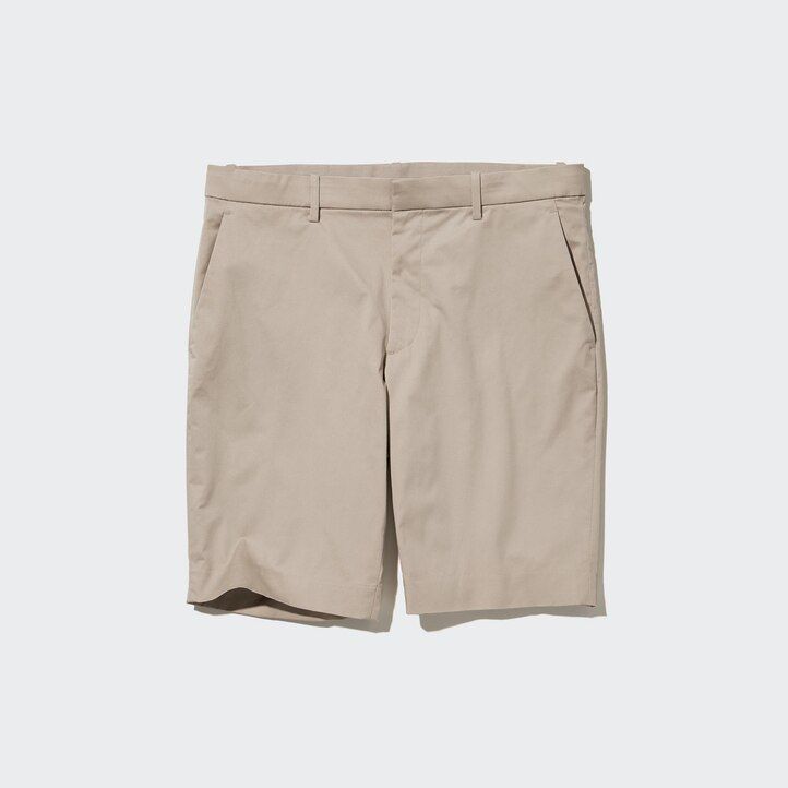 pantalones elásticos ajustados uniqlo para hombre color gris