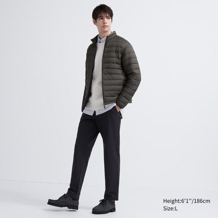 pantalones uniqlo heattech easy para hombre color negro