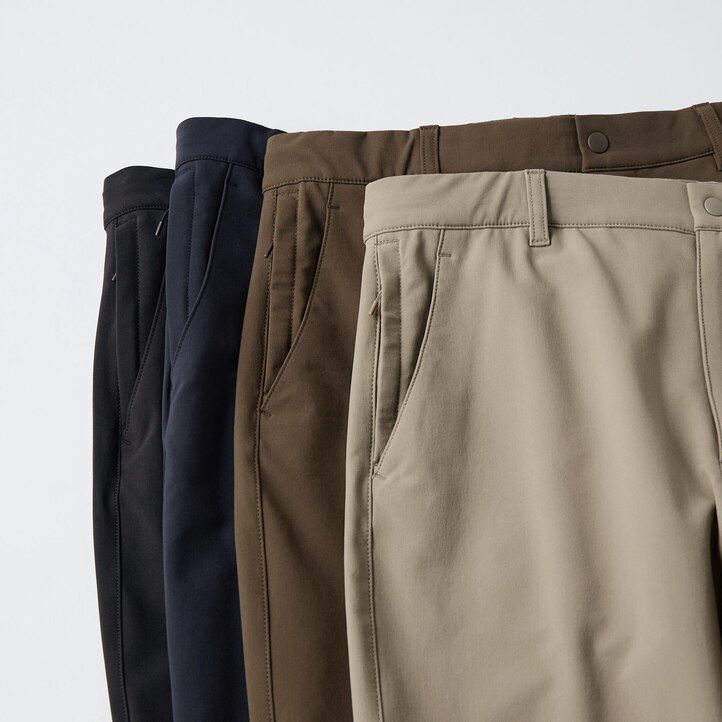pantalones uniqlo heattech easy para hombre color negro