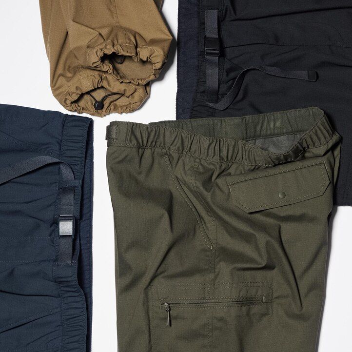 pantalones negros con forro cálido uniqlo heattech para hombre