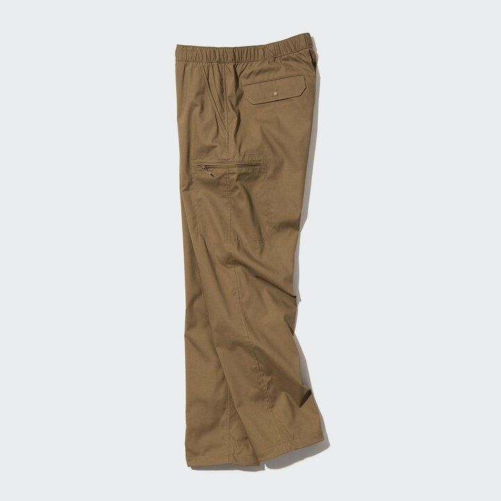 pantalones negros con forro cálido uniqlo heattech para hombre