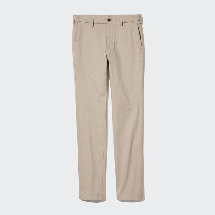 pantalones chinos ajustados negros uniqlo para hombre