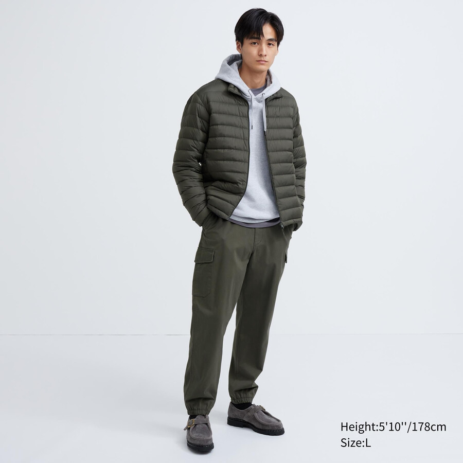 pantalones uniqlorgo color oliva para hombre