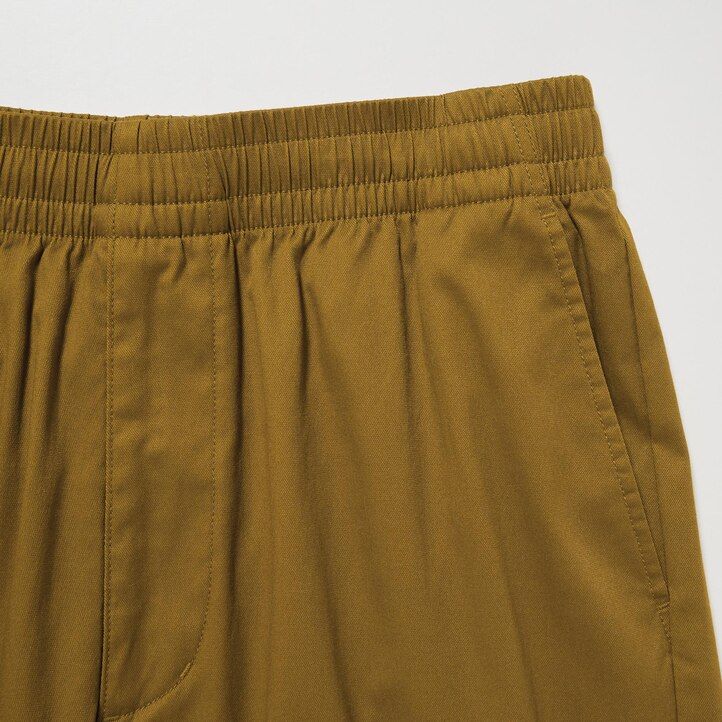 pantalones uniqlo dry stretch easys para hombre en gris oscuro