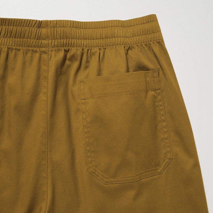 pantalones uniqlo dry stretch easys para hombre en gris oscuro