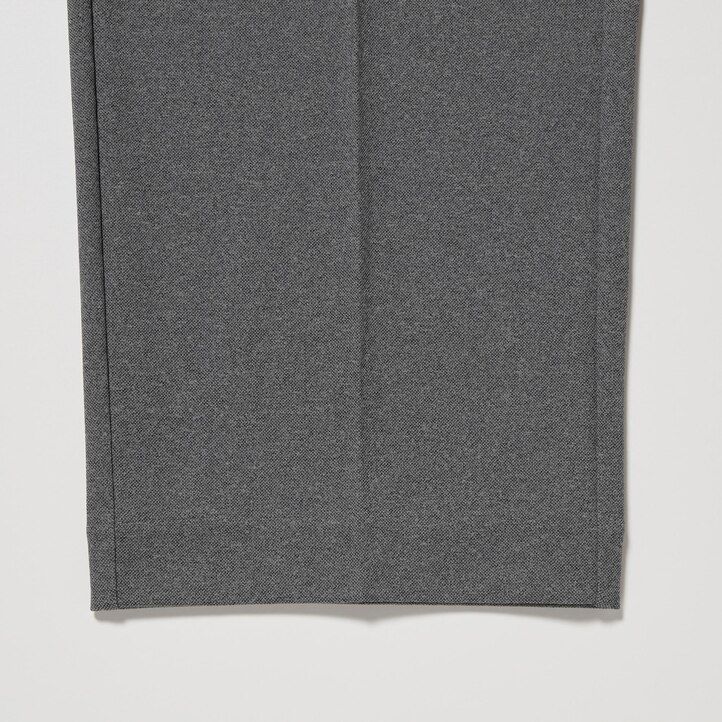 pantalones tobilleros uniqlo smart ultra stretch para hombre color gris