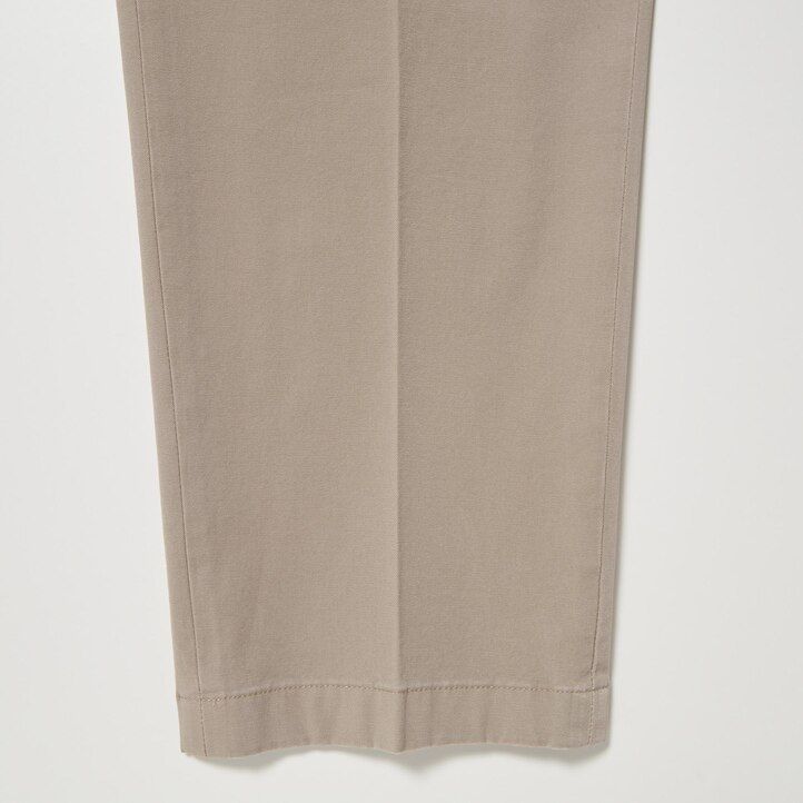 pantalones tobilleros de algodón elegante uniqlo para hombre color azul marino