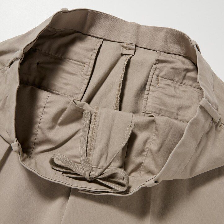 pantalones tobilleros de algodón elegante uniqlo para hombre color azul marino
