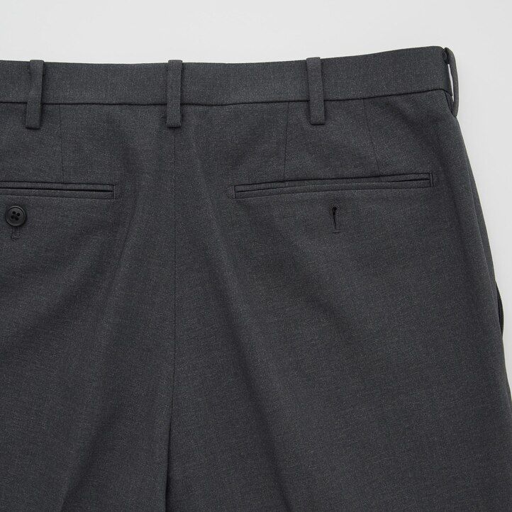 pantalones de lana ultraligeros airsense de uniqlo para hombre color azul marino
