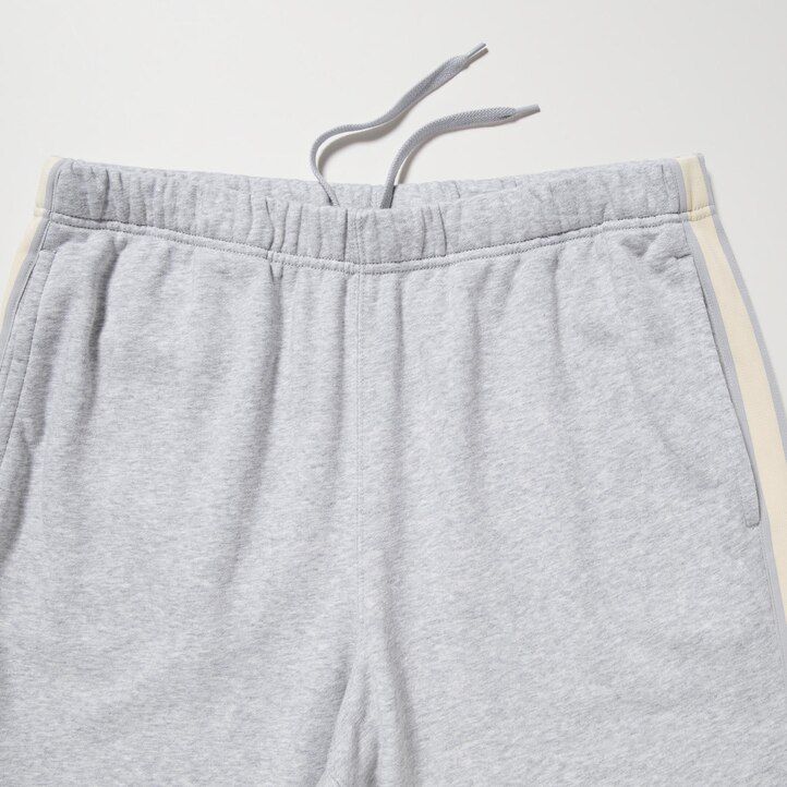 pantalones de hombre uniqlo con rayas laterales en gris