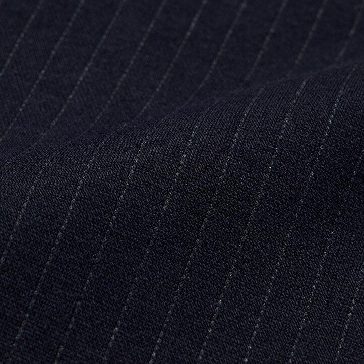 pantalones tobilleros elegantes de rayas uniqlo para hombre en azul marino