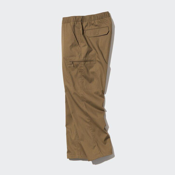 pantalones marrones uniqlo heattech con forro cálido para hombre