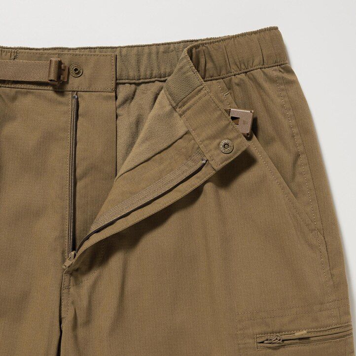 pantalones marrones uniqlo heattech con forro cálido para hombre