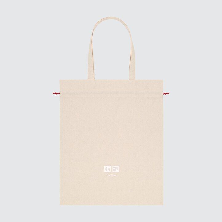 bolsa de regalo reutilizable uniqlo blanca para mujer