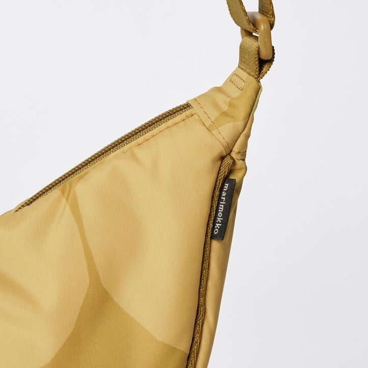 bolso de hombro mini redondo uniqlo para mujer color beige