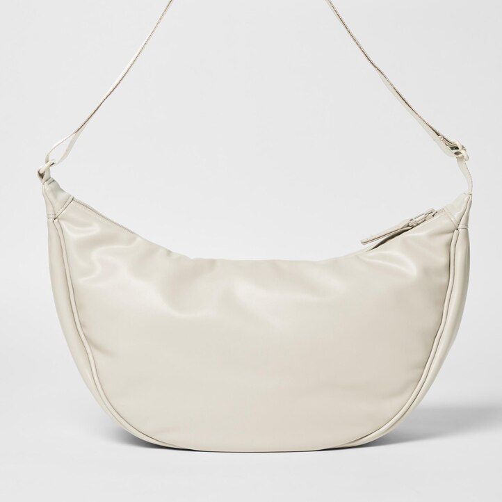 bolso de hombro redondo amarillo uniqlo para mujer