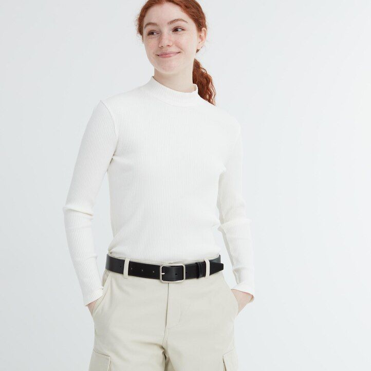 riñoneras anchas uniqlo negras para mujer