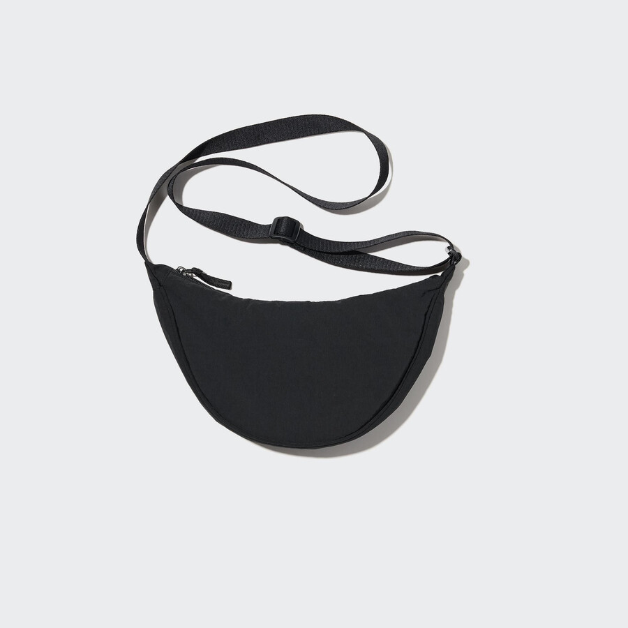 bolso de hombro mini redondo uniqlo negro para mujer