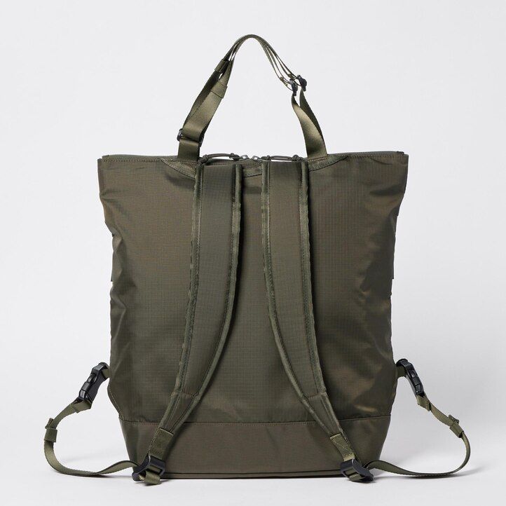 bolso utilitario uniqlo two way para mujer color negro