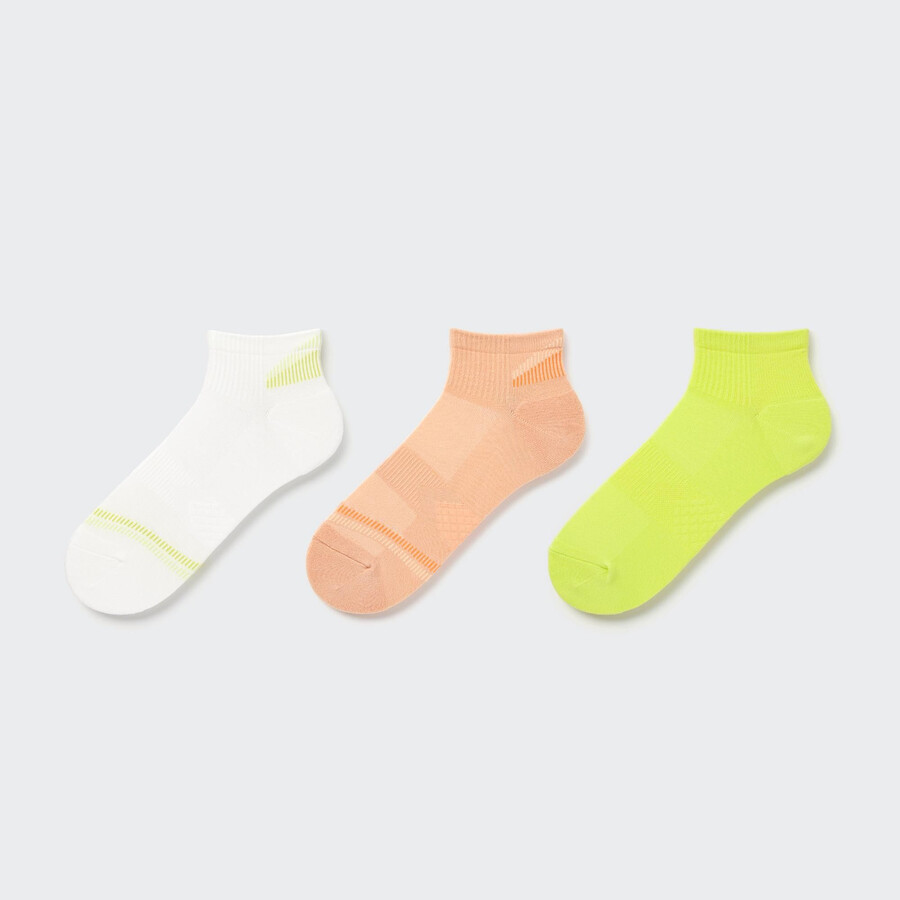 calcetines deportivos blancos uniqlo para mujer tres pares