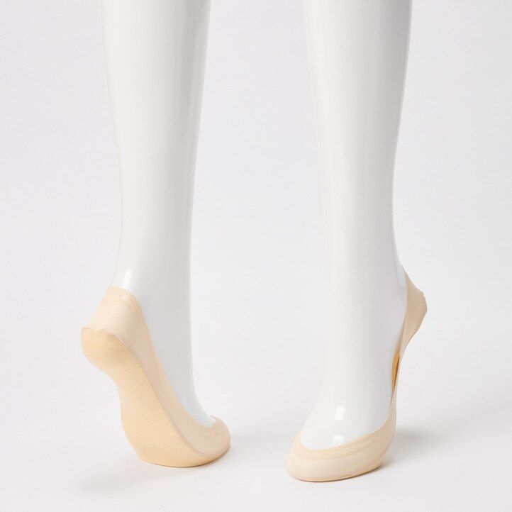 calcetines invisibles uniqlo negros para mujer tres pares