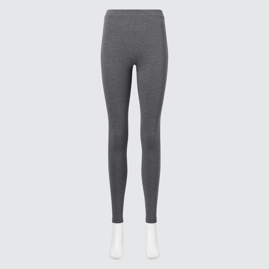 calcetines térmicos de algodón extra cálidos uniqlo heattech para mujer gris oscuro