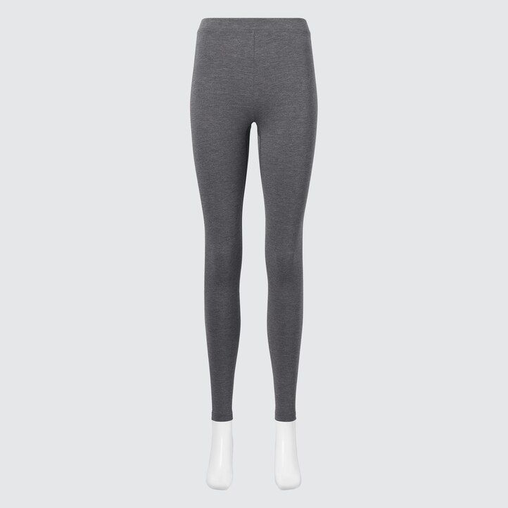 calcetines térmicos de algodón extra cálidos uniqlo heattech para mujer gris oscuro