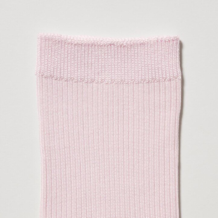 calcetines uniqlo de canalé para mujer tres pares azules