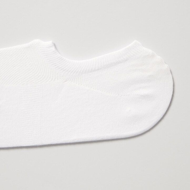 calcetines invisibles de malla uniqlo para mujer tres pares blancos