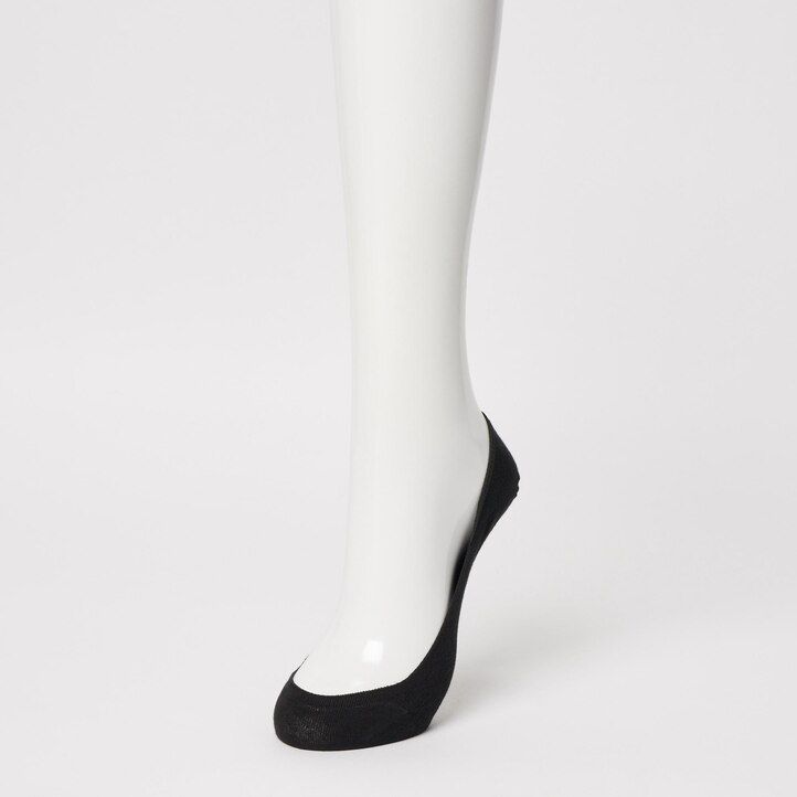 calcetines invisibles de corte bajo uniqlo para mujer tres pares blancos