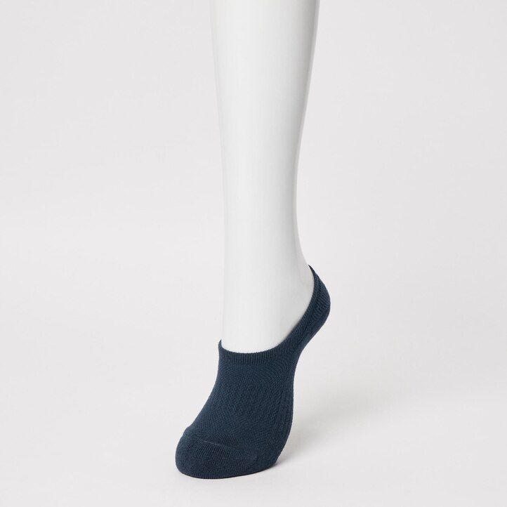 calcetines invisibles deportivos uniqlo verdes para mujer tres pares
