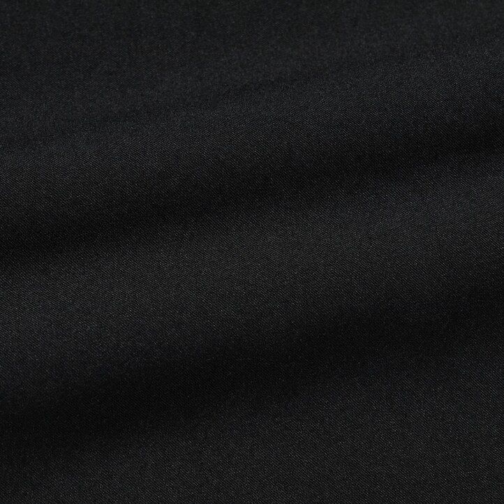 blusa negra con mangas de rayón uniqlo para mujer