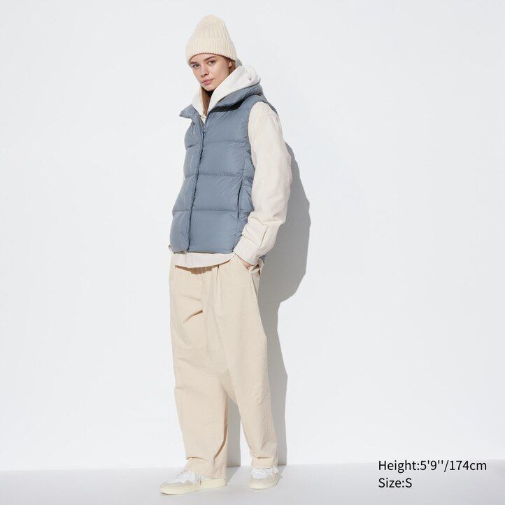 chaquetas uniqlo powder soft down nanodesign para mujer color blanco