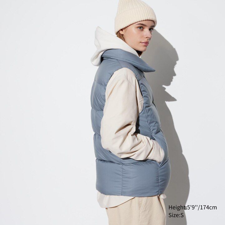 chaquetas uniqlo powder soft down nanodesign para mujer color blanco