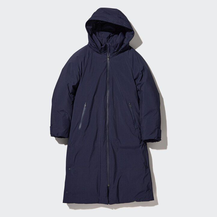 chaquetas de plumón híbridas ultra cálidas uniqlo negras para mujer