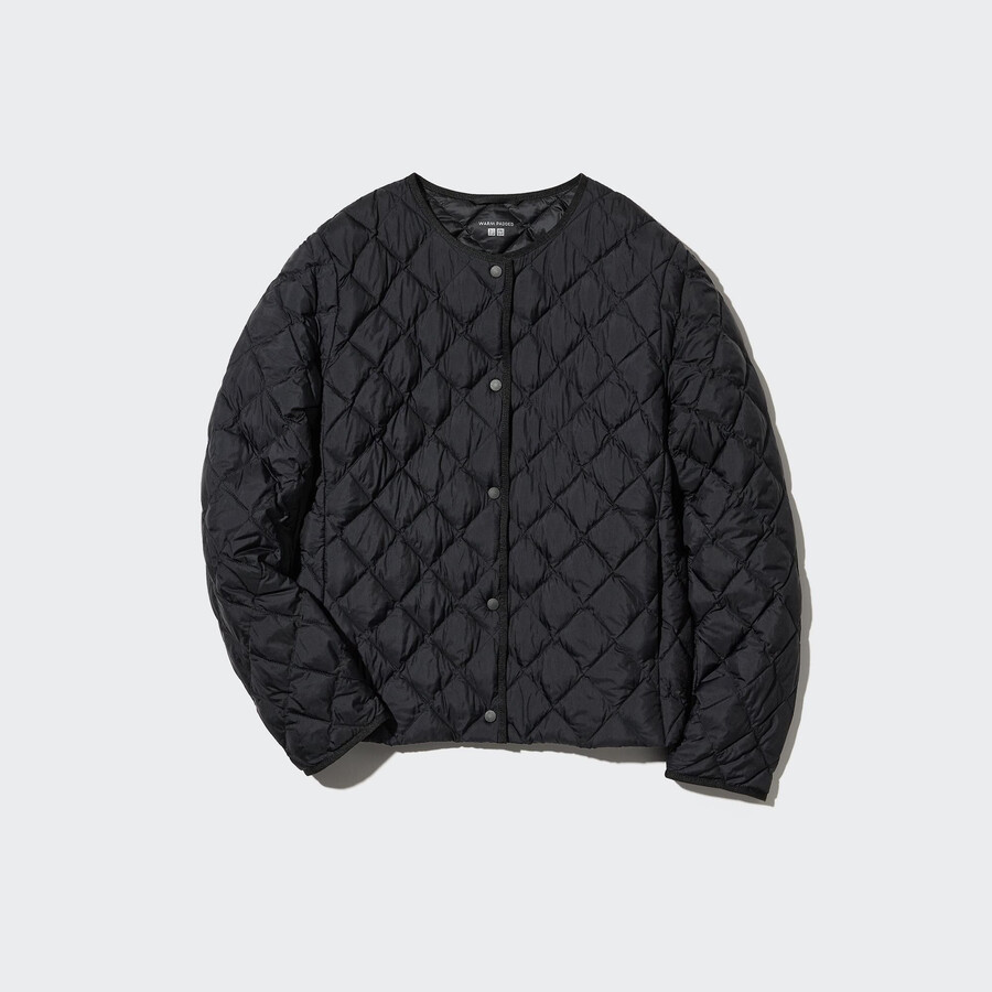 chaquetas acolchadas y cálidas uniqlo negras para mujer