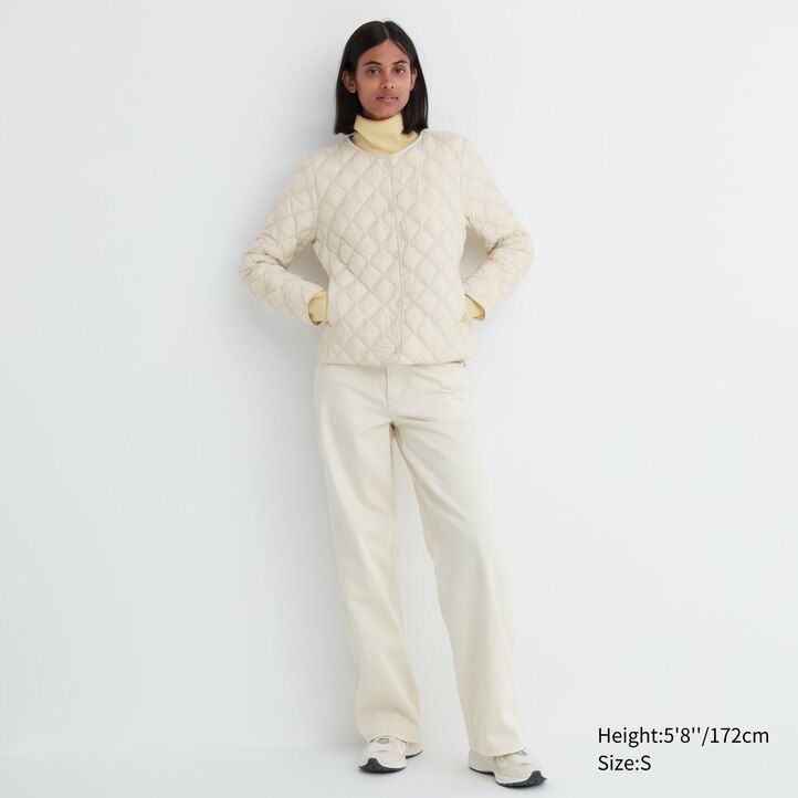 chaquetas acolchadas y cálidas uniqlo negras para mujer
