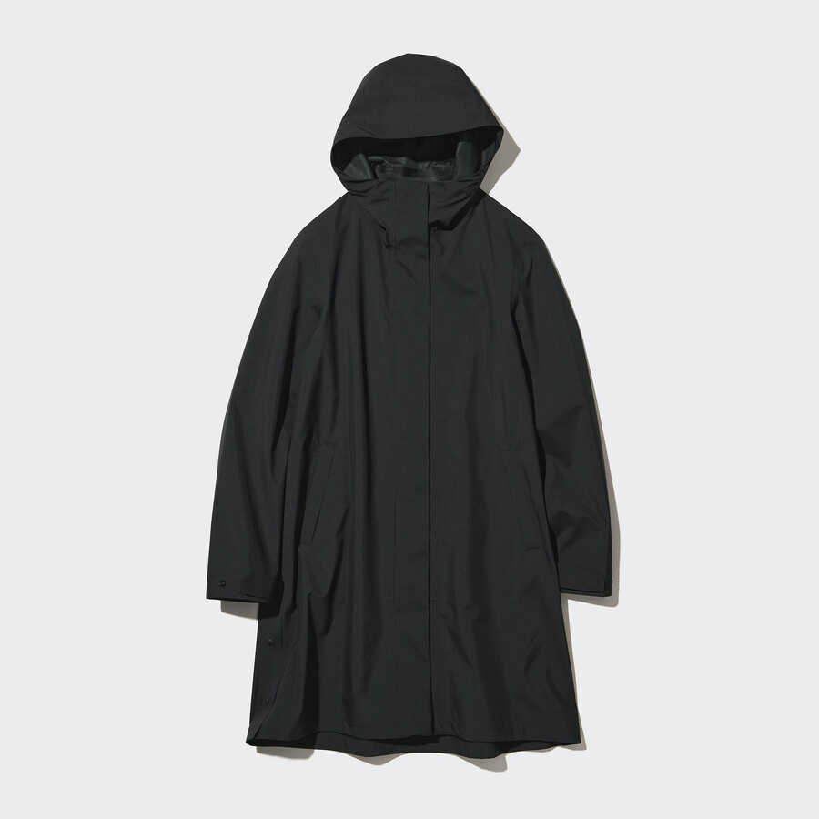 chaquetas uniqlo blocktech para mujer negras