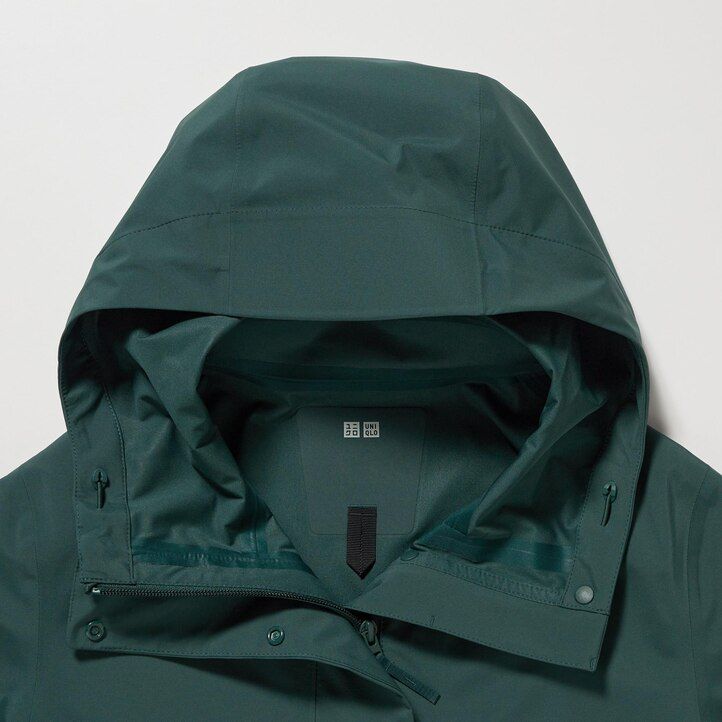 chaquetas uniqlo blocktech para mujer negras