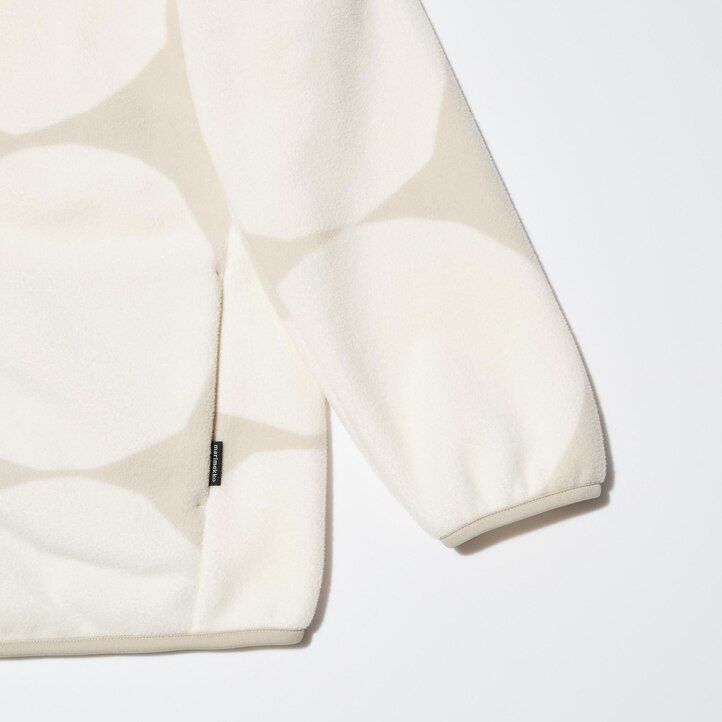 chaquetas polares estampadas uniqlo gris claro para mujer