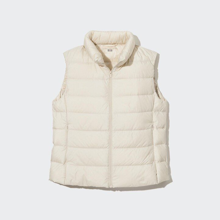 chaquetas de plumón ultraligeras uniqlo para mujer blancas